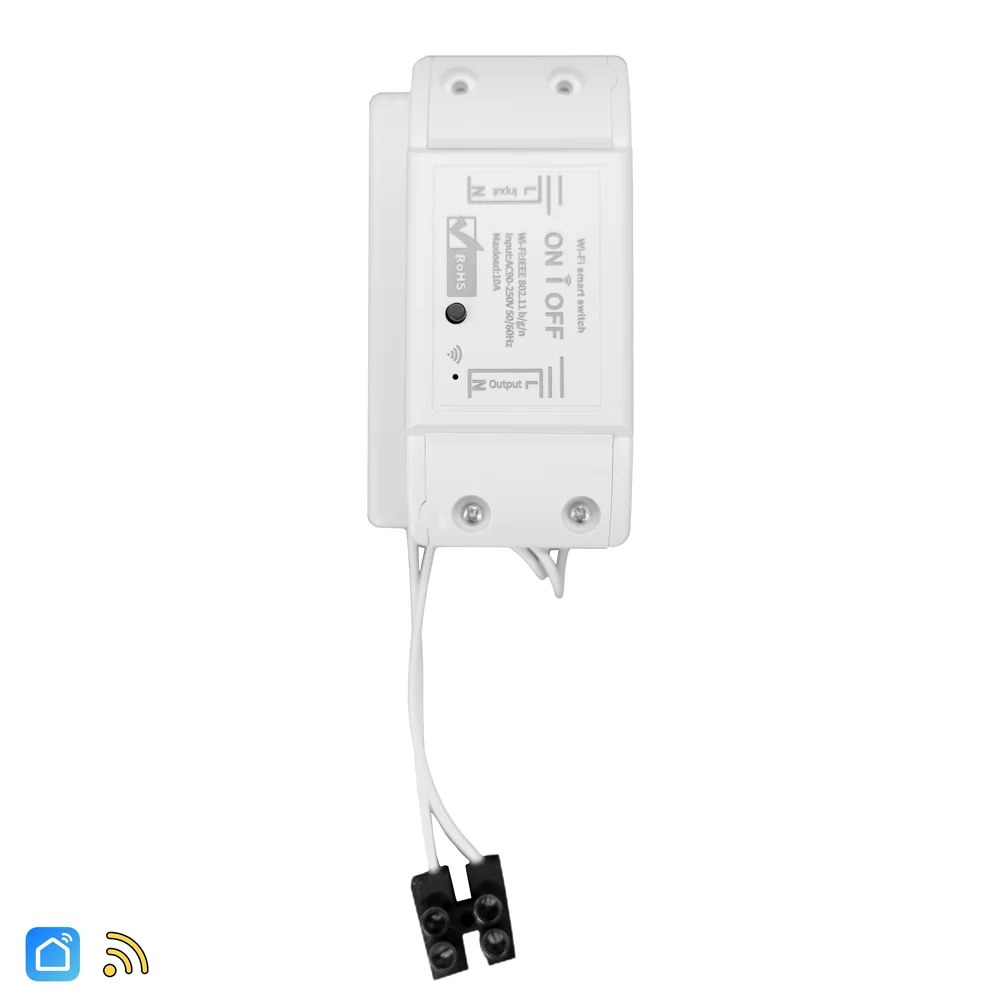 WiFi smart dry contact switch for garage doors gates and access control systems