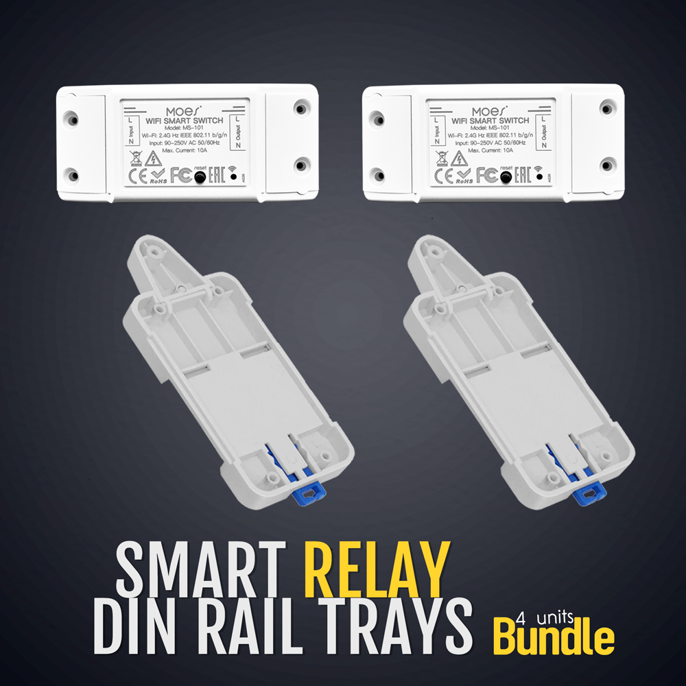 Smart Switch Relay & Din Rail Tray